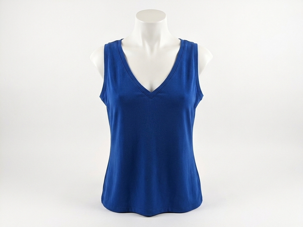 NEW JOSEPH RIBKOFF women's v-neck cami top in royal